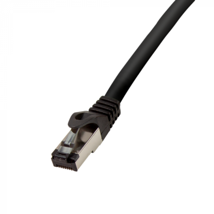 Patch cord Logilink CQ8093S PrimeLine S/FTP, Cat.8.1, 10m, Black