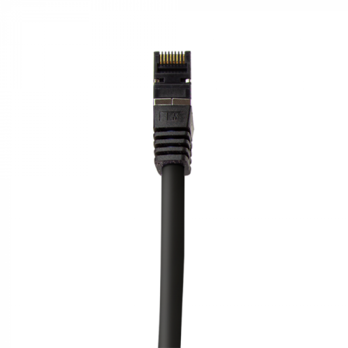 Patch cord Logilink CQ8093S PrimeLine S/FTP, Cat.8.1, 10m, Black