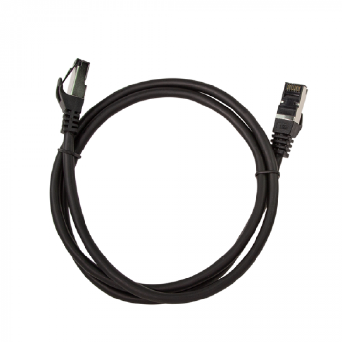 Patch cord Logilink CQ8093S PrimeLine S/FTP, Cat.8.1, 10m, Black