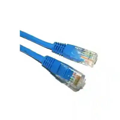 Patch Cord Spacer SP-PT-CAT5-0.5M-BL, UTP, Cat5e, 0.5m, Blue