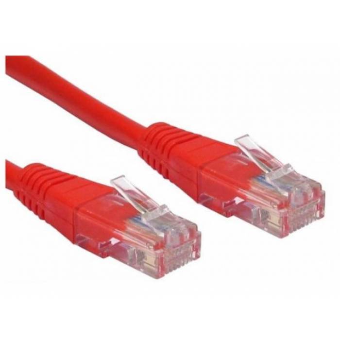 Patch Cord Spacer SP-PT-CAT5-0.5M-R, UTP, Cat5e, 0.5m, Red