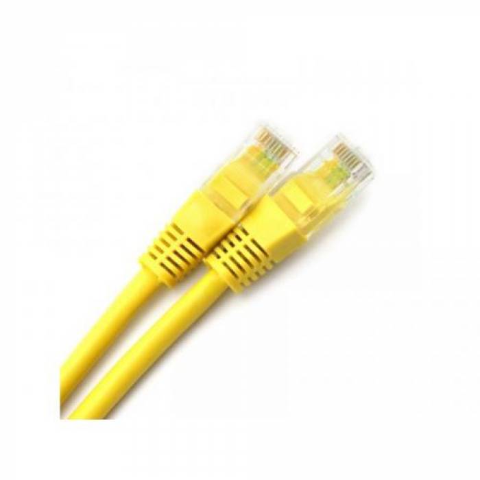 Patch Cord Spacer SP-PT-CAT5-10M-Y, UTP, Cat5e, 10m, Yellow