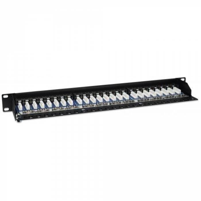 Patch Panel Intellinet 513487, 19 inch, 24 porturi, Black