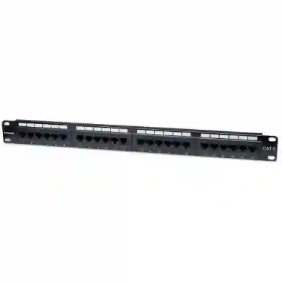 Patch Panel Intellinet 520959, 19 inch, 24 porturi, Black