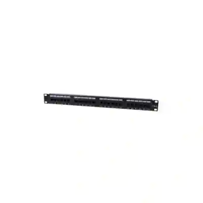 Patch Panel Logilink NP0004, 19inch, 24x porturi, Black