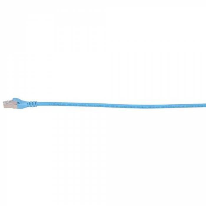 Patchcord Extralink EX.6556, S/FTP, Cat6a, 1m, Blue