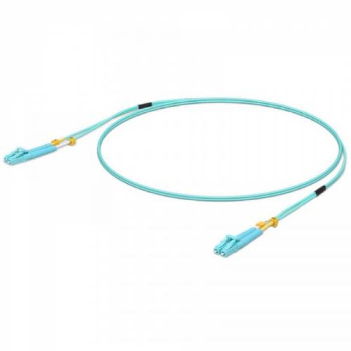 Patchcord fibra optica Ubiquiti Unifi, duplex, LC / LC , 3m, Blue