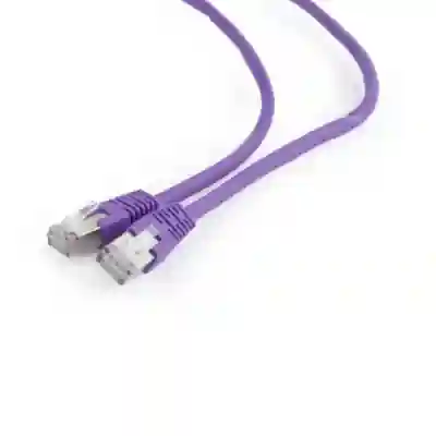 Patchcord Gembird, FTP, Cat. 6, 0.25m, Purple