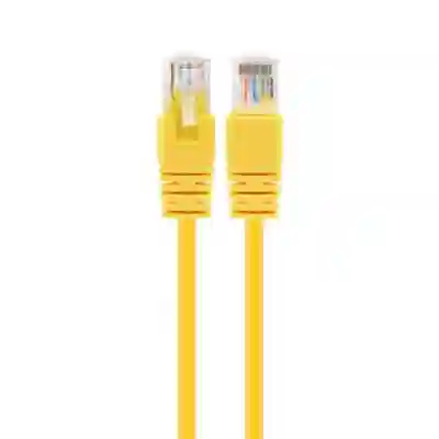 Patchcord Gembird PP12-2M/Y, UTP, Cat5e, 2m, Yellow