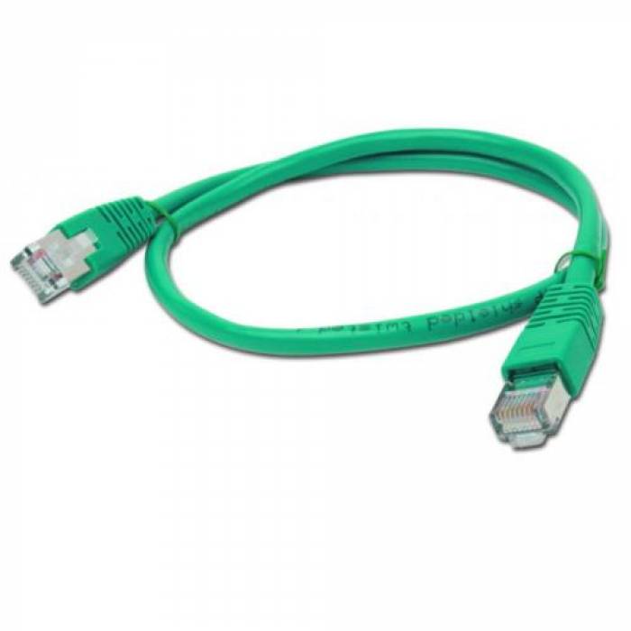 Patchcord Gembird PP12-5M/G, UTP, Cat5e, 5m, Green