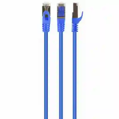 Patchcord Gembird PP6A-LSZHCU-B-3M, Cat. 6A, S/FTP, 3m, Blue