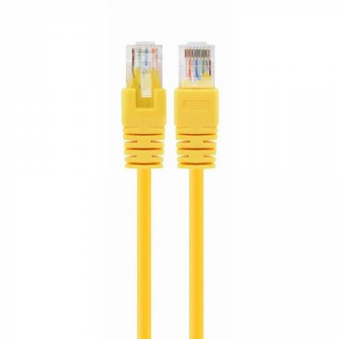 Patchcord Gembird PP6U-10M/Y, Cat6, UTP, 10m, Yellow