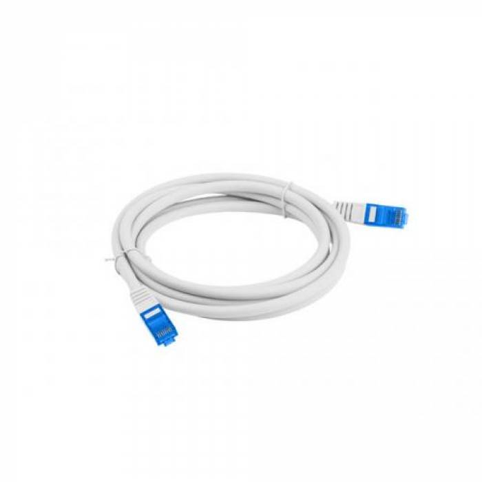 Patchcord Lanberg PCF6A-10CC-0100-S, S/FTP, Cat6a, 1m, Black