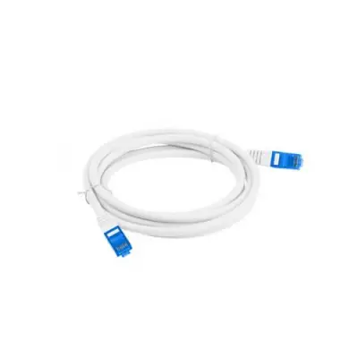 Patchcord Lanberg PCF6A-10CC-0150-W, Cat6a, S/FTP, 1.5m, White
