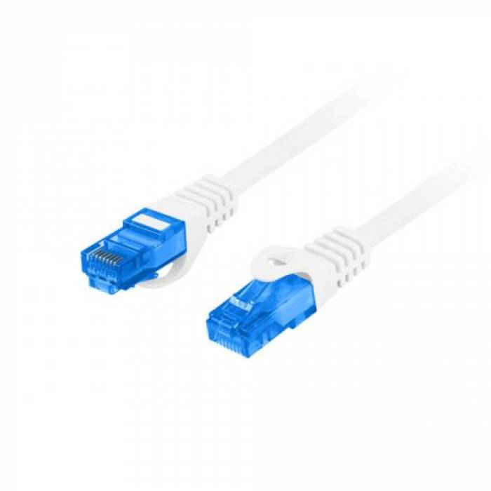 Patchcord Lanberg PCF6A-10CC-0150-W, Cat6a, S/FTP, 1.5m, White