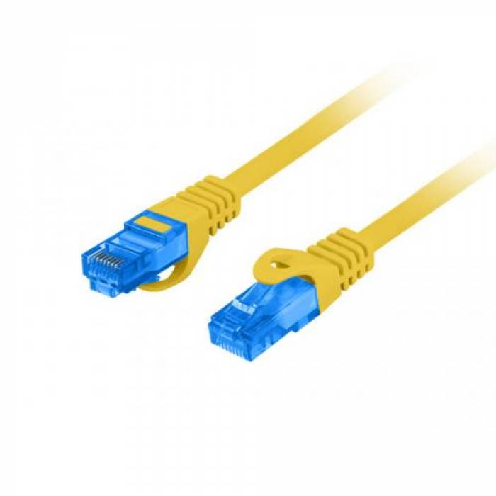 Patchcord Lanberg PCF6A-10CC-0150-Y, Cat6a, S/FTP, 1.5m, Yellow