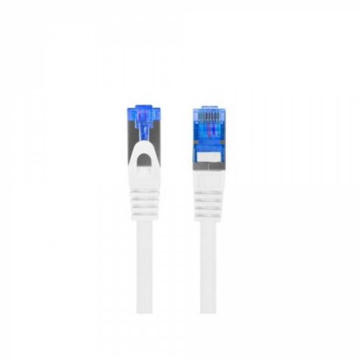 Patchcord Lanberg PCF6A-10CC-0200-W, Cat.6A, S/FTP, 2m, White