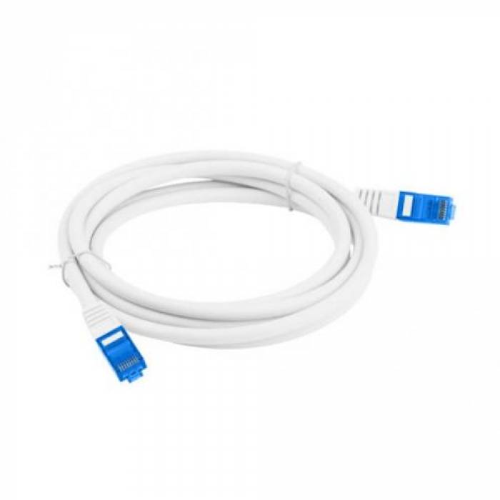 Patchcord Lanberg PCF6A-10CC-0200-W, Cat.6A, S/FTP, 2m, White