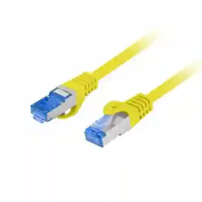 Patchcord Lanberg PCF6A-10CC-0200-Y, Cat.6A, S/FTP, 2m, Yellow