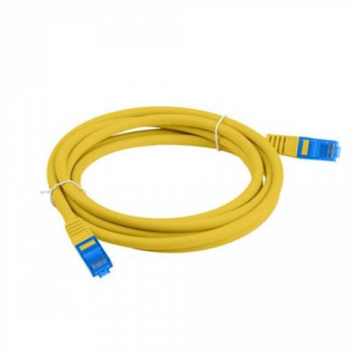 Patchcord Lanberg PCF6A-10CC-0200-Y, Cat.6A, S/FTP, 2m, Yellow