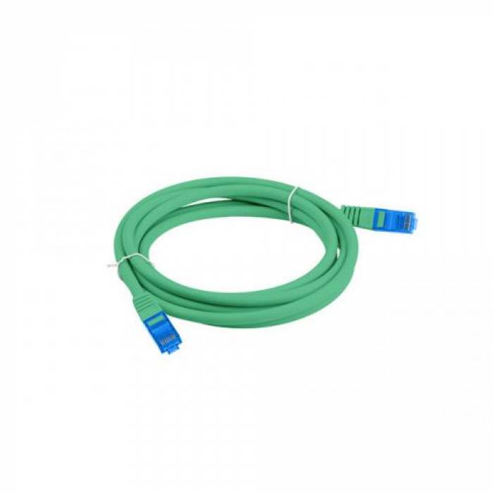 Patchcord Lanberg PCF6A-10CC-0300-G, Cat6A, S/FTP, 3m, Green