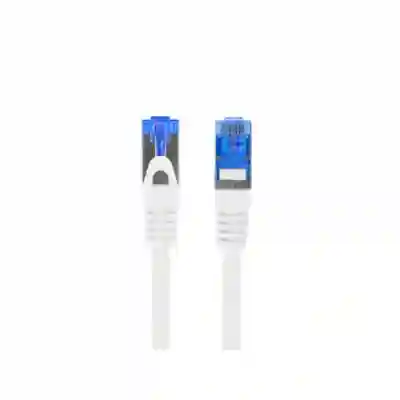 Patchcord Lanberg PCF6A-10CC-1500-W, Cat6a, S/FTP, 15m, Alb