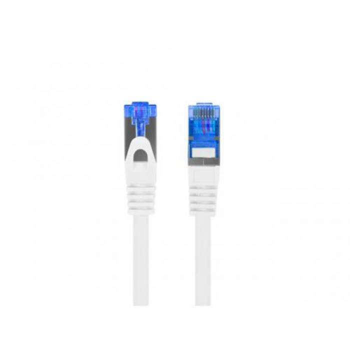 Patchcord Lanberg PCF6A-10CC-1500-W, Cat6a, S/FTP, 15m, Alb