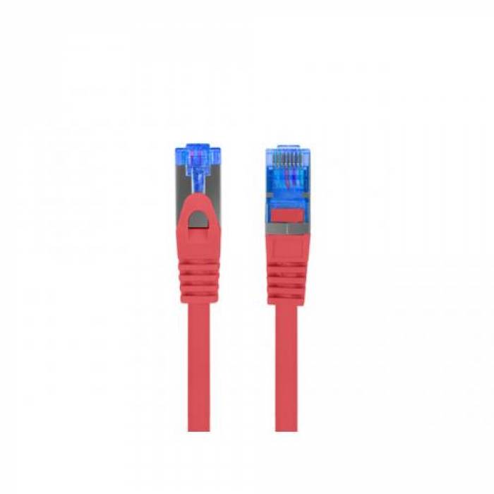Patchcord Lanberg PCF6A-10CC-2000-R, S/FTP, Cat6a, 20m, Red
