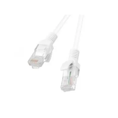 Patchcord Lanberg PCU5-10CC-0050-W, Cat5e, U/UTP, 0.5m, White