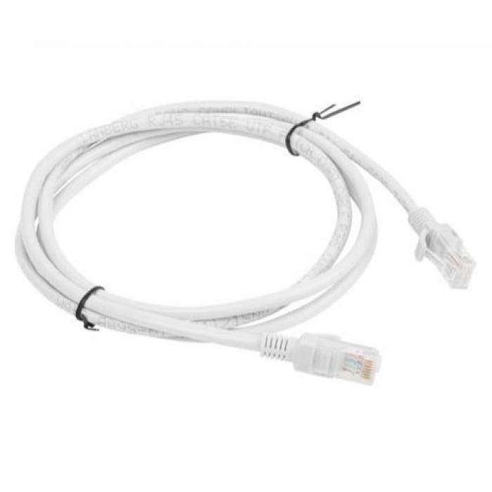 Patchcord Lanberg PCU5-10CC-0150-W, Cat5e, UTP, 1.5m, White