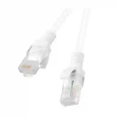 Patchcord Lanberg PCU5-10CC-0200-W, Cat5e, U/UTP, 2m, White