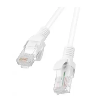 Patchcord Lanberg PCU5-10CC-0200-W, Cat5e, U/UTP, 2m, White