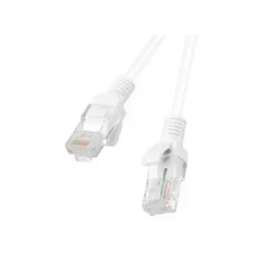 Patchcord Lanberg PCU5-10CC-1500-W, Cat.5e, U/UTP, 15m, White