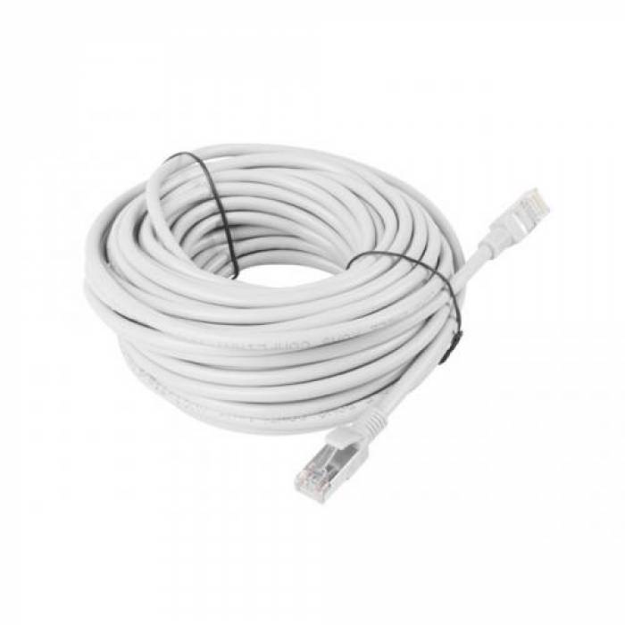 Patchcord Lanberg PCU5-10CC-5000-S, Cat5e, U/UTP, 50m, Gray