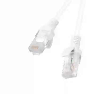 Patchcord Lanberg RJ45 PCU6-10CC-1000-W, Cat.6, UTP, 10m, White