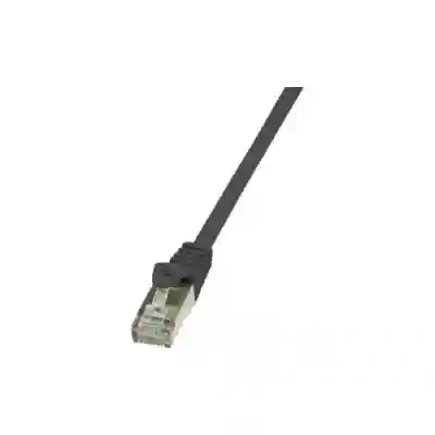 Patchcord Logilink, Cat5e, F/UTP, 0.25m, Black