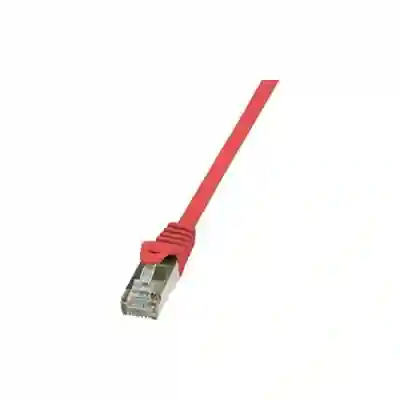 Patchcord Logilink, Cat5e, F/UTP, 10m, Red