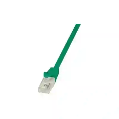 Patchcord Logilink, CAT5e, UTP, 0.25m, Green