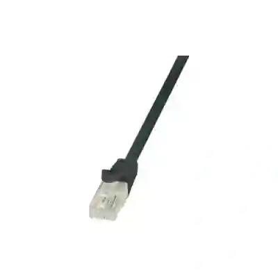 Patchcord Logilink, Cat6, U/UTP, 0.25m, Black