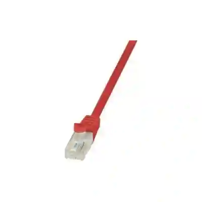 Patchcord Logilink, Cat6, U/UTP, 10m, Red