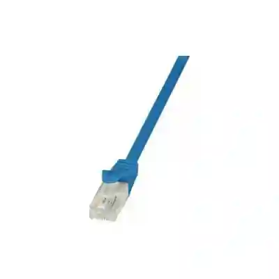 Patchcord Logilink, Cat6, U/UTP, 5m, Blue