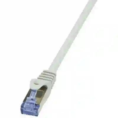 Patchcord Logilink, Cat6A, S/FTP, 1m, Grey