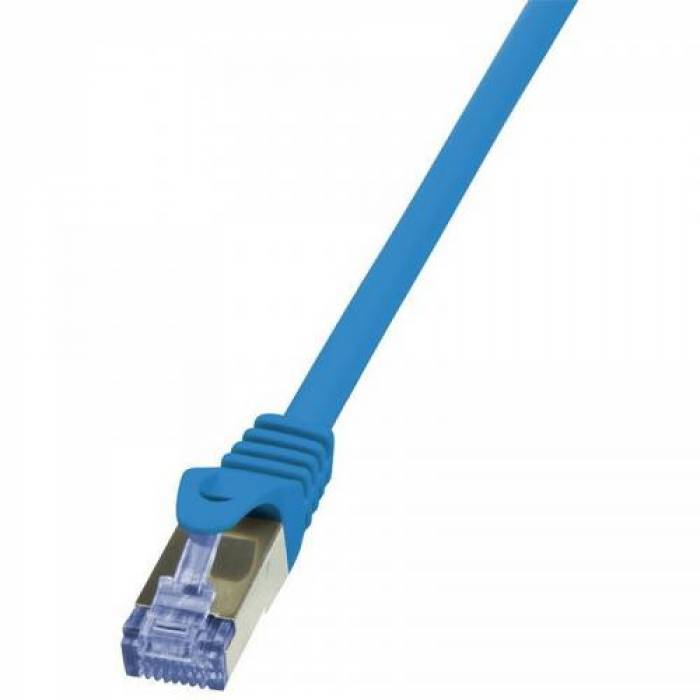 Patchcord Logilink, Cat6A, S/FTP, 7.5m, Blue