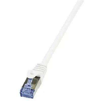 Patchcord LogiLink CQ4081S, S/FTP, Cat6a, 7.5m, White