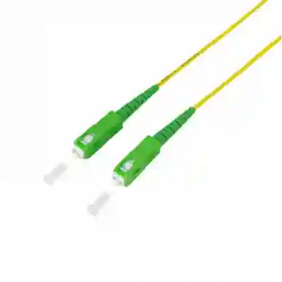 Patchcord Logilink FPSSC01, SC/APC - SC/APC, 1m, Yellow