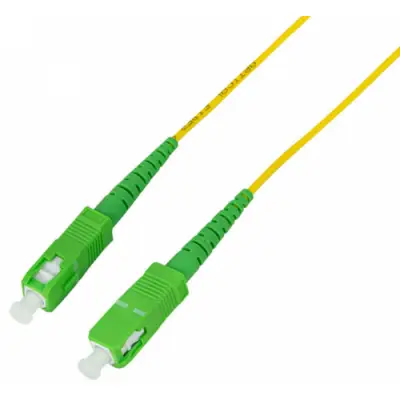 Patchcord Logilink FPSSC15, SC/APC-SC/APC, 15m, Yellow