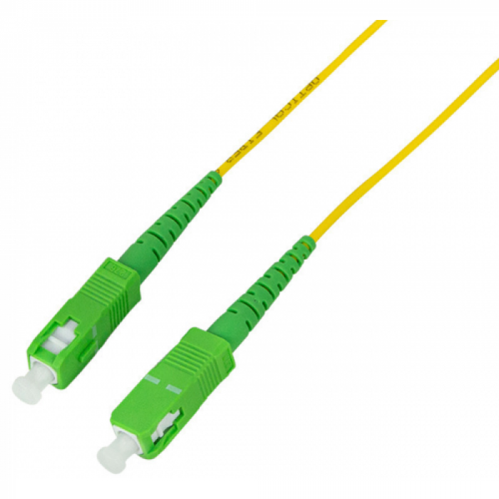 Patchcord Logilink FPSSC15, SC/APC-SC/APC, 15m, Yellow