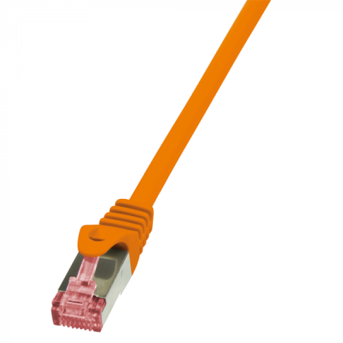 Patchcord LogiLinkg, Cat.6, S/FTP, 2m, Orange