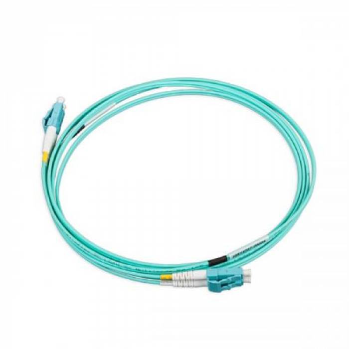 Patchcord Nexans LANmark Multimode OM3, LC-LC, 5m, Aqua