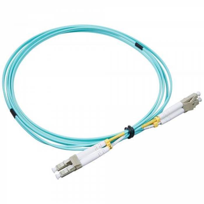 Patchcord Nexans N122.5LLA10, DLC-DLC, 10m, Aqua